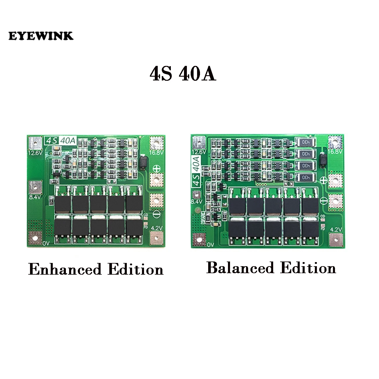 Защитная плата 3S/4S 40A/60A 18650 BMS для зарядки литий-ионных батарей двигателя