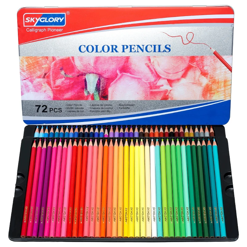 24 Colors Pencil Multicolor Lead Painting School Stationery Writing Pencils 12 