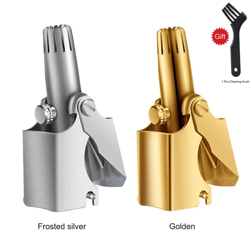 

Nose Trimmer for Men Stainless Steel Manual Trimmer for Ear Nose Razor Shaver Washable Device Nose Ear Hair Trimmer dropshipping