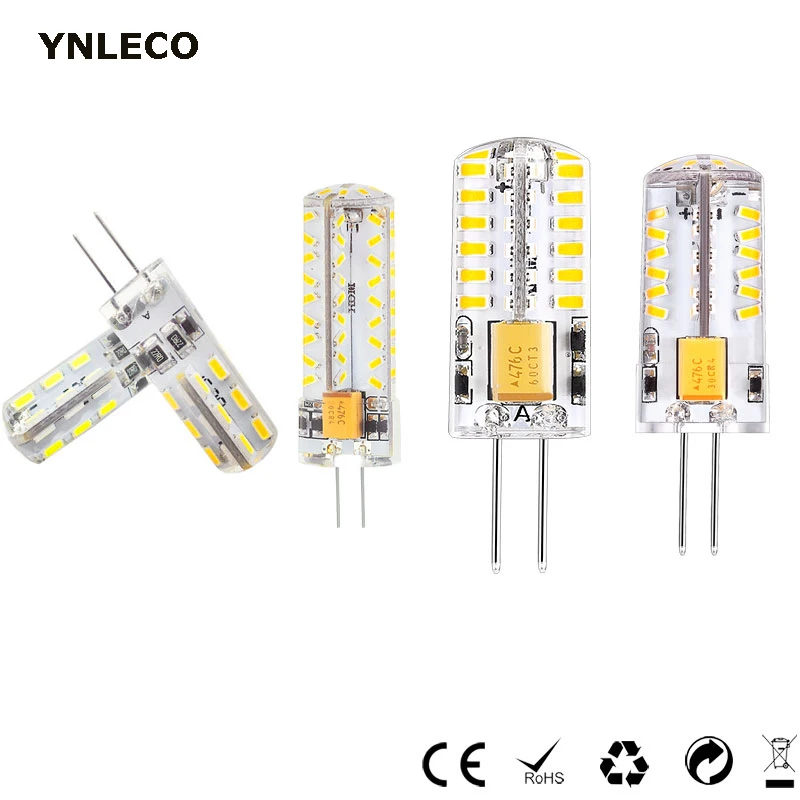 

Светодиодная лампа G4 12 В AC/DC 1,5 Вт 2 Вт 3 Вт 24/48/57/81 Светодиодная лампа 3014SMD светодиодный 360 градусов 3000K 4500K 6000K заменяемая галогенная лампа