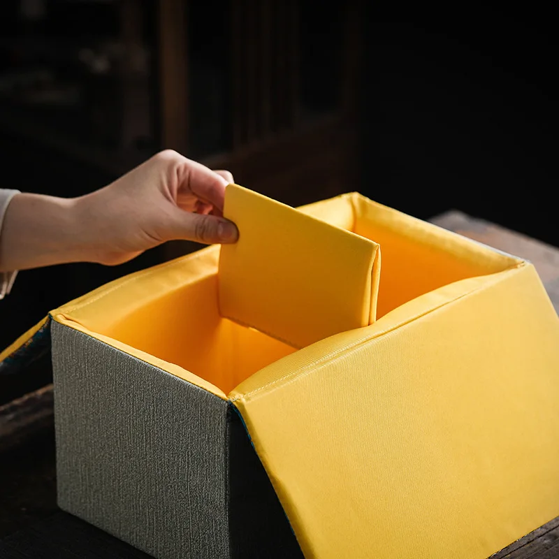 Chinese Tang Costume Style Design Tea Cozies Printed Outdoor Travel Shockproof Teaware Storage Bag Portable For 2 Teapots ZB77