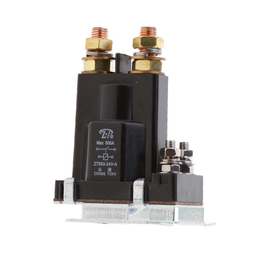 

500A Relay Starter Battery Isolator Power Switch Control Normal Open