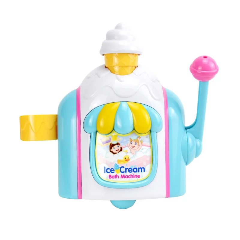 Akokie Bath Toys Toy Ice Cream Maker Bubble Foam Play Machine Bathtub Toys Play 