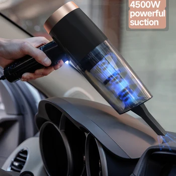 

Portable Car Vacuum Cleaner 12V Cordless Powerful Cyclone Suction Wet/Dry Vacuum For Auto Home Handheld Cordless Vacuums