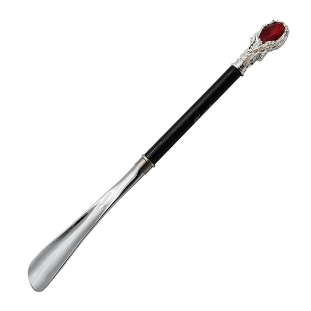 Long Handle Lifter Useful Flexible Portable Shoe Horn Deluxe Metal  Flexible Long Lifter Shoehorn 48-57cm Shoe Horn