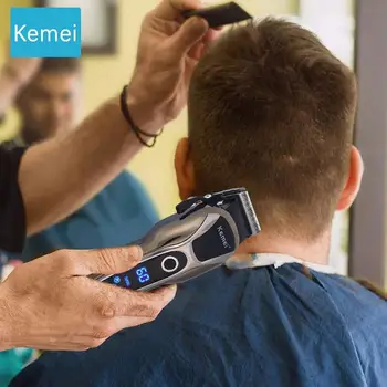 

Hair Trimmer Shaver Hair Clipper Silvery Portable Fashion for Kemei Health Beauty Trimmers Clippers Shaving Painless