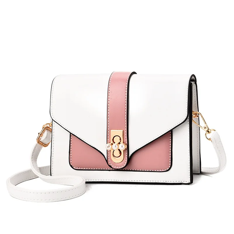 

Newest Chain Square Crossbody Bags for Women 2019 Female Messenger Bag Handbag Print PU Leather Shoulder Bag