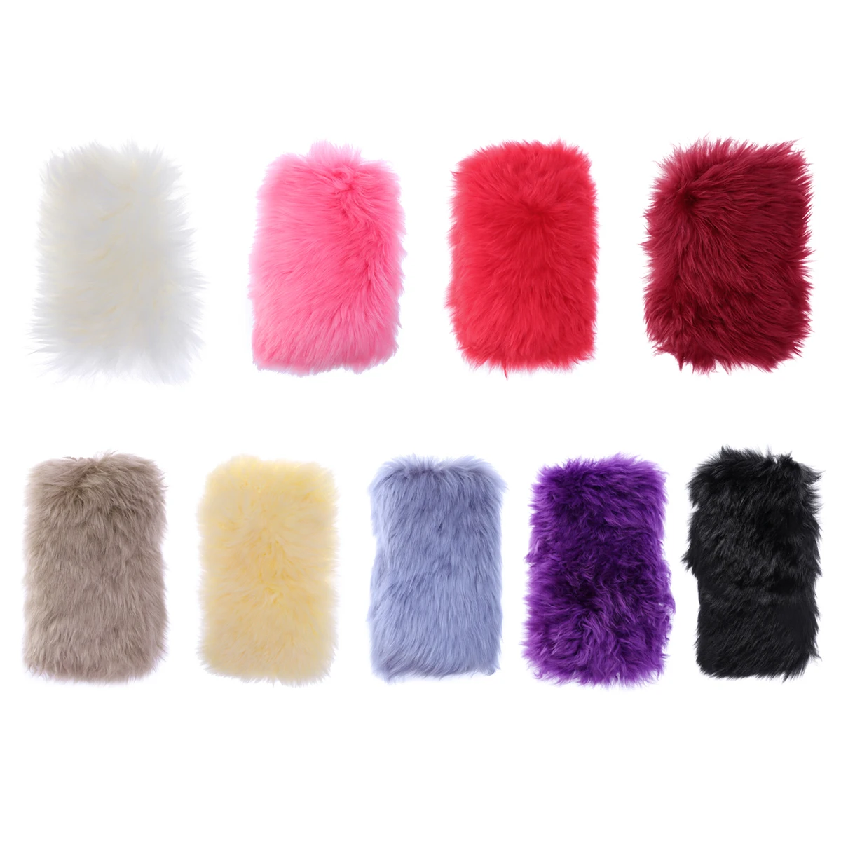 Universal Car Armrest Pad Auto Armrests Center Console Cushion Warm Winter Fluffy Wool Vehicle Arm Rest Seat Box Cover | Автомобили и
