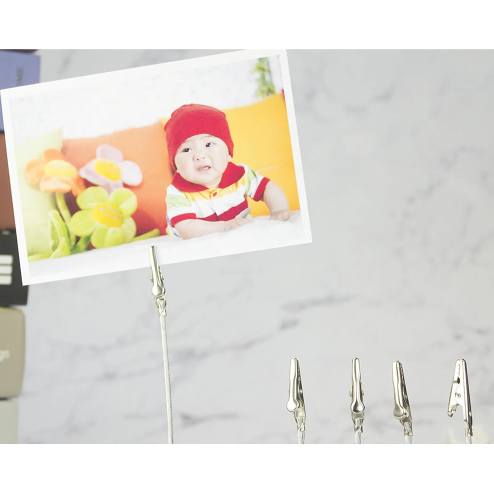 Lot 50pcs 4 Inch DIY Alligator Wire Picture Clip,Note Holder,Cake&Clay Accessory 