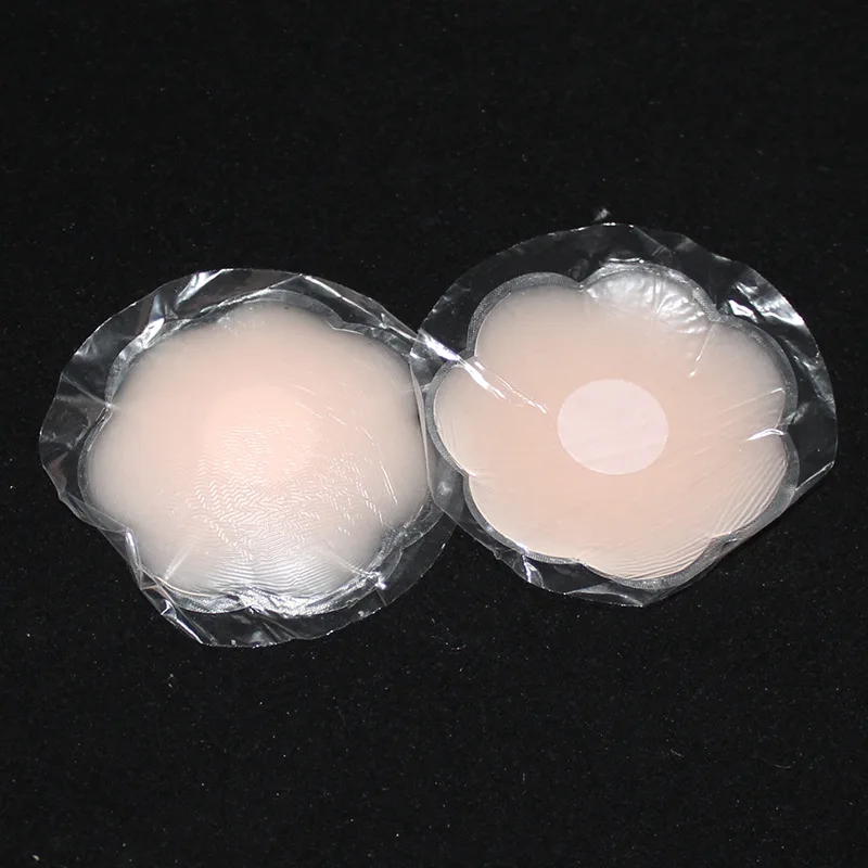 2 шт. съемные силиконовые гелевые на грудь покрытие сосков мягкие подушечки пуш