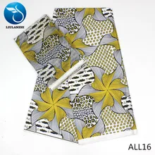 LIULANZHI желтые африканские ткани, печать Анкара Audel ткань и нигерийский шифон кружева ткань для платья 6 ярдов/партия ALL01-ALL25