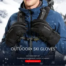 Женские зимние перчатки, теплые зимние спортивные мужские водонепроницаемые уличные женские перчатки, весна-осень, новая Простота Моды