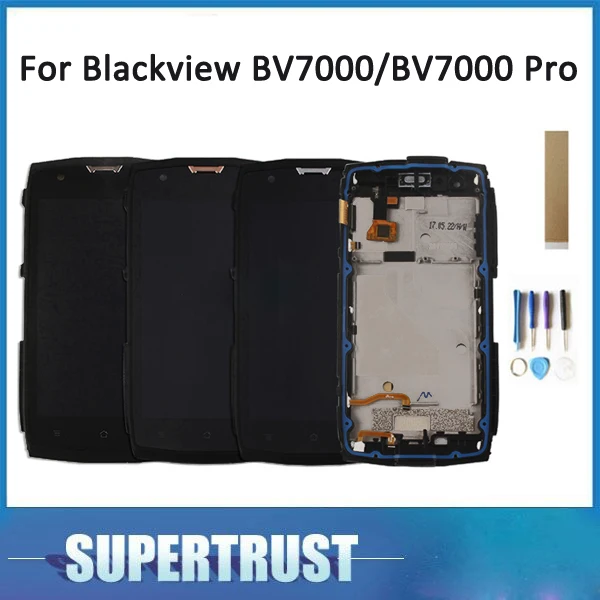 Оригинальный ЖК-дисплей с рамкой для Blackview BV7000 Pro сенсорный экран дигитайзер в