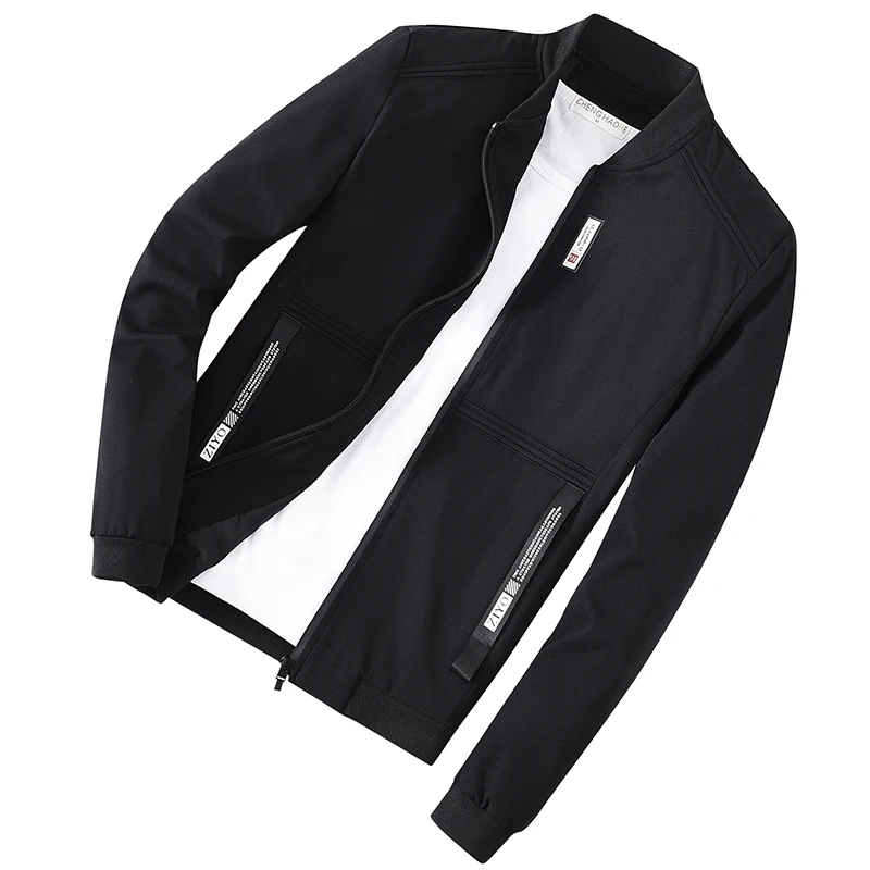 Модная мужская куртка-бомбер легкая ветровка Slim Fit Pilot Классическая куртка пальто мужские куртки больших размеров 8XL верхняя одежда бейсбол