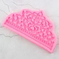 DIY barokowa korona silikonowe formy babeczka weselna Topper narzędzia do dekorowania ciast masą cukrową cukierki biżuteria glina foremka do czekolady i lukru 5