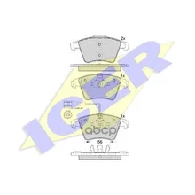 181778_колодки Дисковые Передние! Vw T5/Multivan 2.0i/3.2i/1.9tdi/2.5tdi 03 Icer 181778 Icer арт. 181778