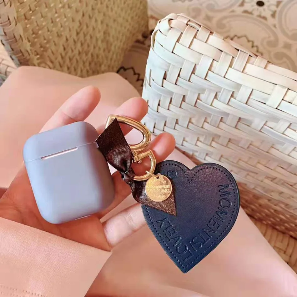 A12 Для AirPods чехол 3D мультфильм милый сплошной цвет стерео пара животных чехол для Airpods 2/i10/i11TWS защитный чехол с подвеской - Цвет: A12