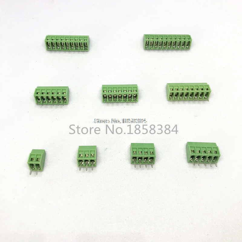 1 шт. KF128 2,54 мм PCB винтовой клеммный блок KF128-2.54 2P 3P 4P 5P 6P 7P 8P 9P 10P Соединительный терминал KF120-2.54 DG308-2.54mm