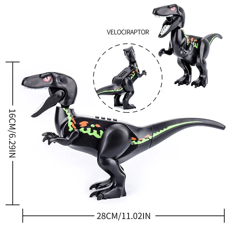Мир животных Парк Юрского периода Динозавр барионикс Велоцираптор тираннозавр рекс фигурки строительные блоки игрушка для детей Подарки