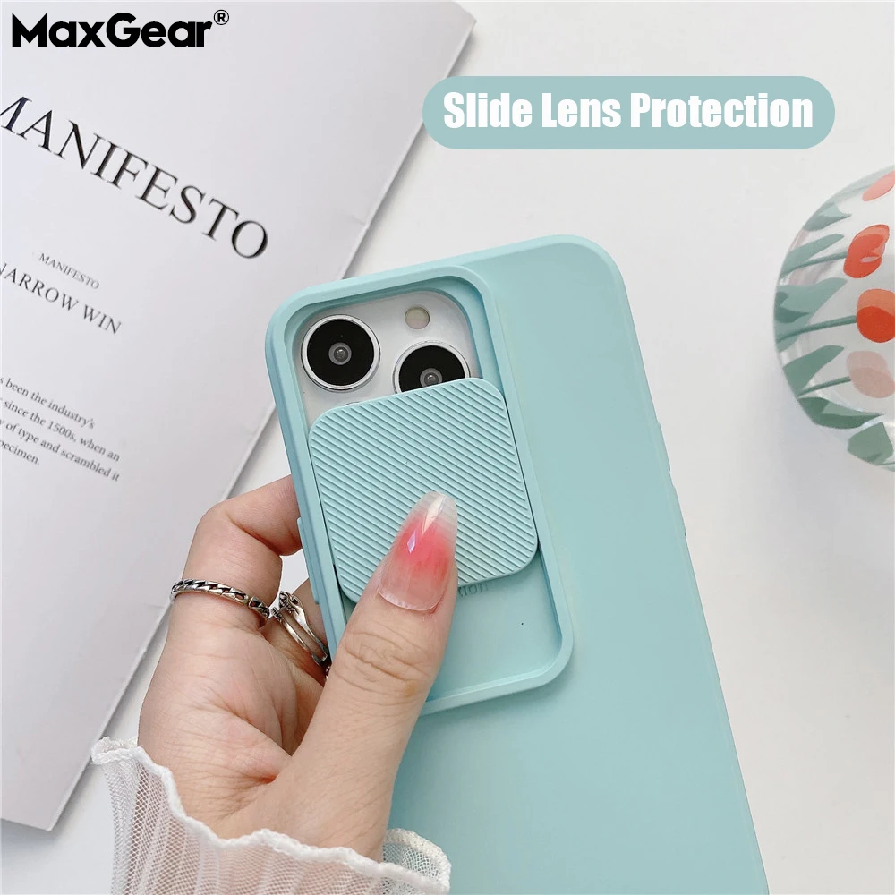 Защитный чехол для объектива скользящей камеры iPhone 13 12 11 Pro Max XR X S 7 8 Plus SE Mini