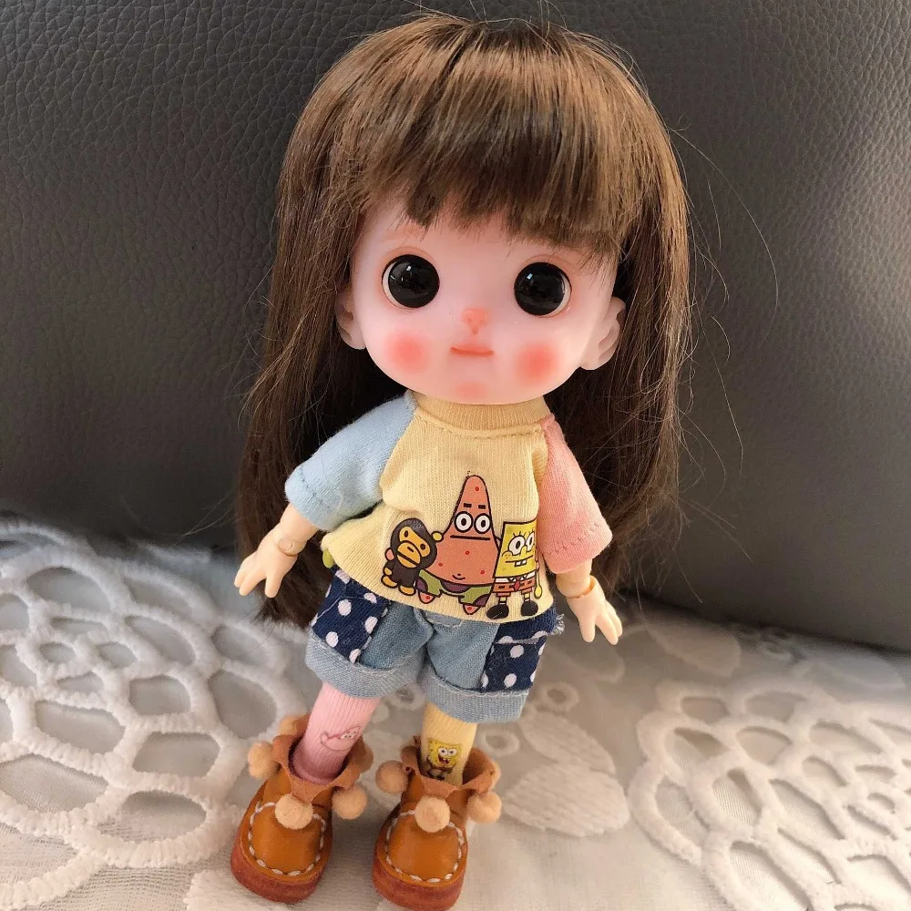 OB11 кукла ручной работы на заказ 1/8 BJD куклы OB голова и Обнаженная кукла Полимерная глина