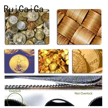 

RuiCaiCa Boy Gift Pad coins Customized laptop Gaming mouse pad Size for 18x22cm 25x29cm Rubber Mousemats