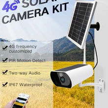 PDDHKK 4G сетевая солнечная панель IP охотничья камера Поддержка Макс 64G sd-карта безопасности слежения CCTV наружного ночного видения