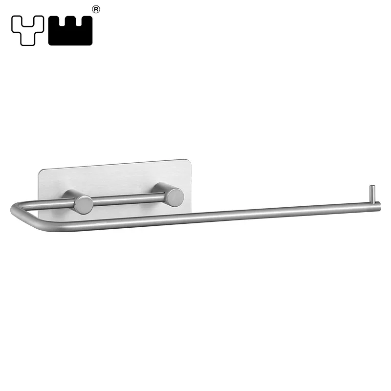

Yun wang Sanitary Ware 304 Stainless Steel Kitchen Towel Rack Stainless Steel Toilet Paper Rack Hotel Toilet Paper Holder