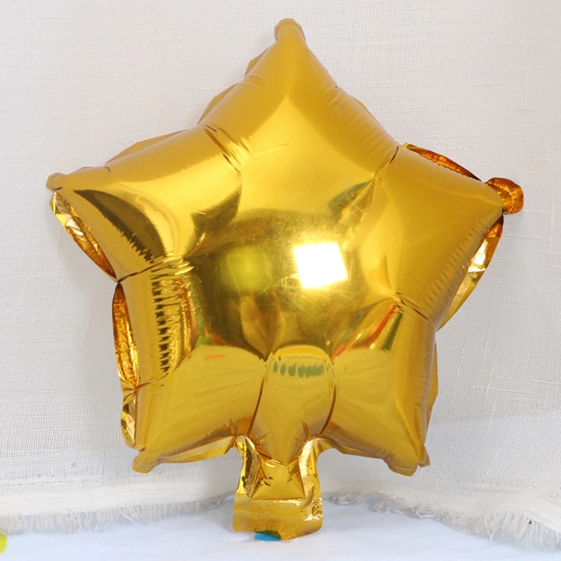 18/10 인치 호일 풍선 5Pcs 스타 풍선 생일 축하 파티 장식 웨딩 파티 장식 공기 헬륨 Ballon 어린이 선물