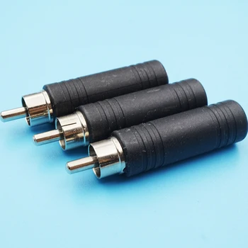 

50Pcs/lot 6.5mm Audio Microphone Female Plug To RCA Male Jack AV Audio Plug Socket Adapter Connector For Microphone Adapter