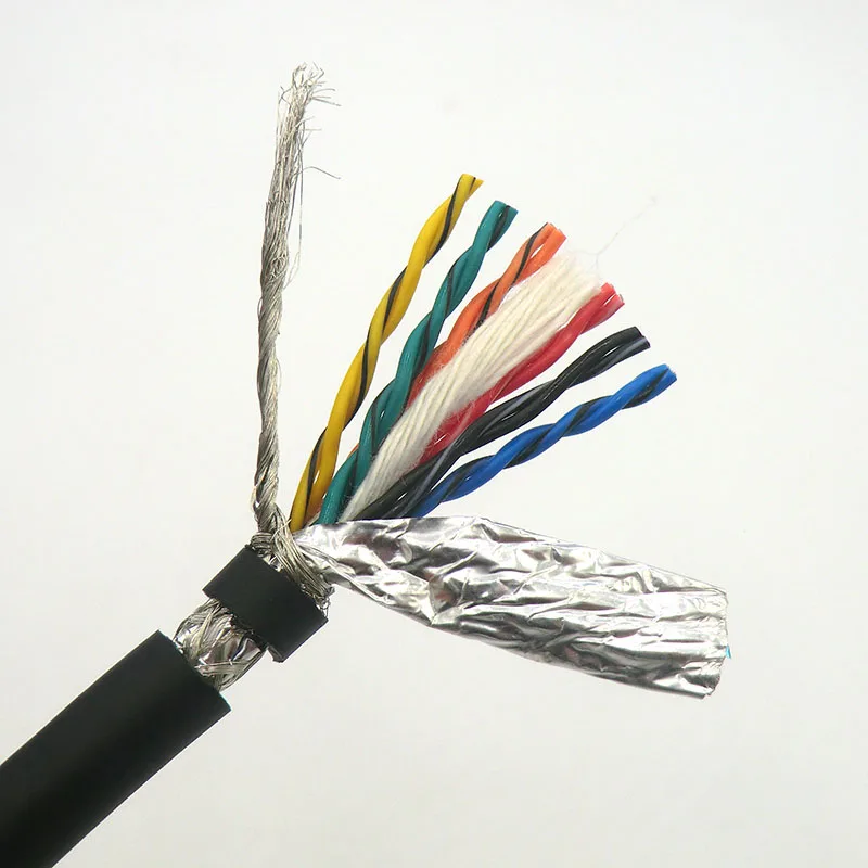 12 core Flexible Shielded Twisted Pair Cable 0.14, 0.2mm²