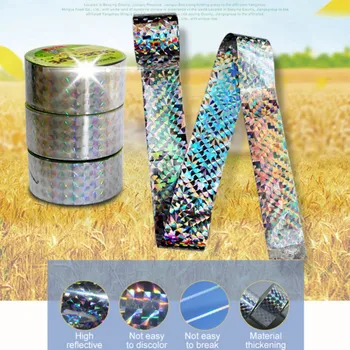 

110M Bird Scare Tape Audible Repellent Fox Pigeons Repeller Ribbon Deterrent Tapes For Garden Agriculture Supplies