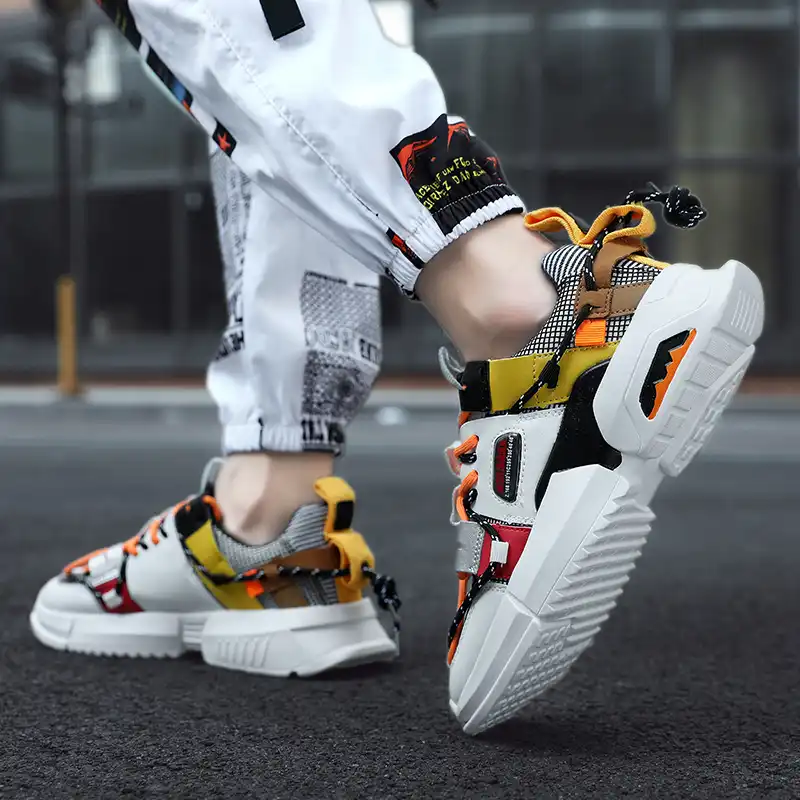 Casual Men Shoes Thick Soled Personality Male Old Shoes Increase