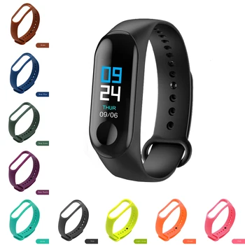 

Bracelet for Xiaomi Mi Band 3 4 Sport Strap watch Silicone wrist strap For xiaomi mi band 3 4 bracelet Miband 4 3 Strap