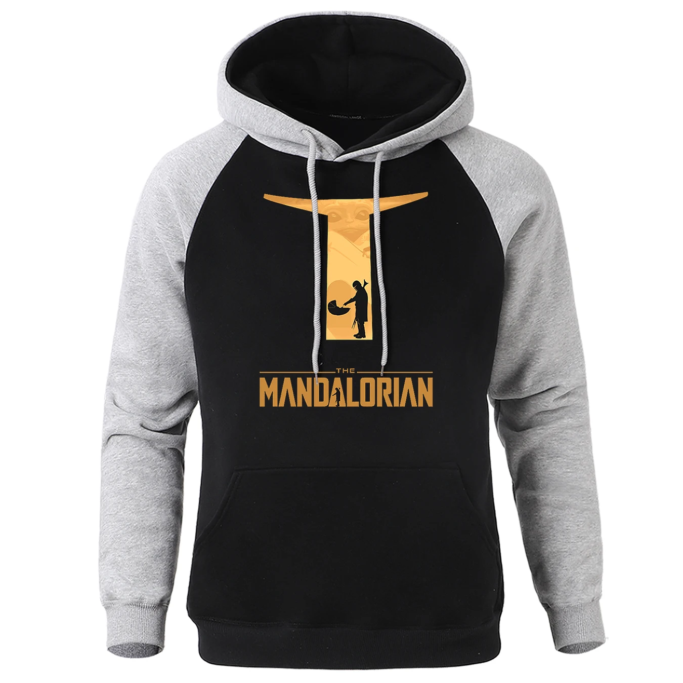 

2020 New Male Warm Hoodies The Mandalorian Star Wars Brand Tracksuit Men Spring Fleece Mens Sweatshirt Clothing Personality Tops