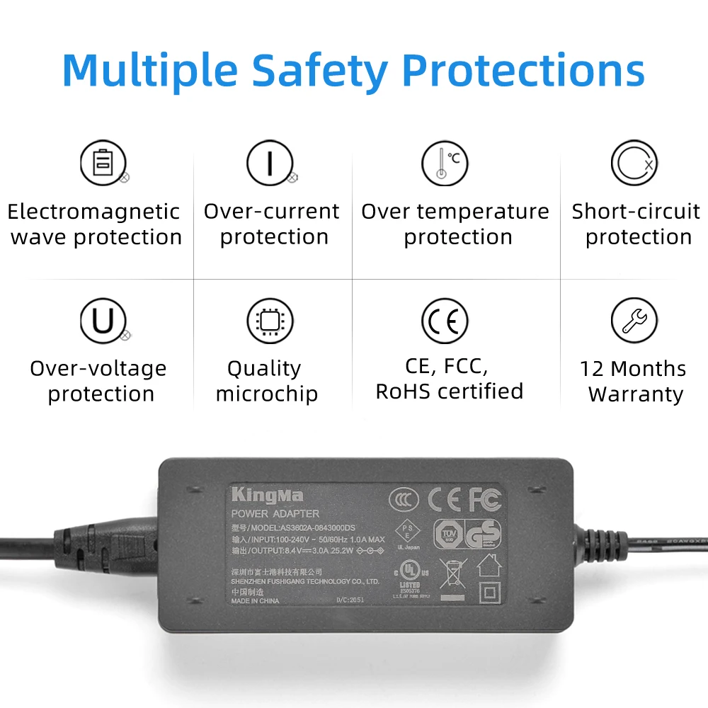 Kingma Np-fw50 Manequim Bateria ac Fonte de Alimentação Adaptador para Sony Alpha Zv-e10 7sii A7s A7sm2 A7m2 A7r A7rm2 A6100 A6400 A6500 A6000 - Image 3