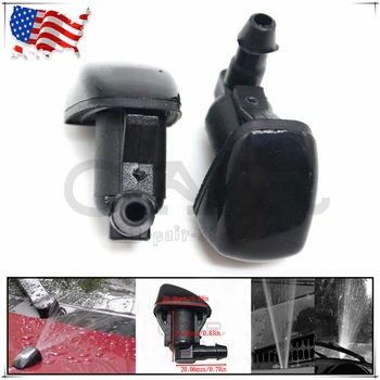 

2x For Toyota Sienna Corolla Tundra 3.3L Front Windshield Washer Nozzle Jet Kit 85381AE020 85381-AE020 85381-0K010 853810K010