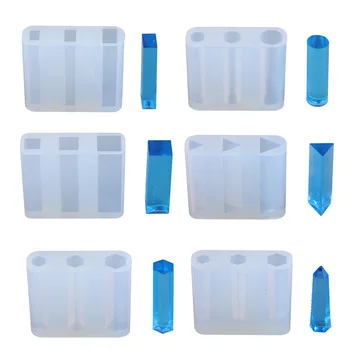 

1PCS Transparent Pendulum Pendant Silicone Mold DIY Jewelry Making Tool Moulds UV Epoxy Resin Decorative Craft