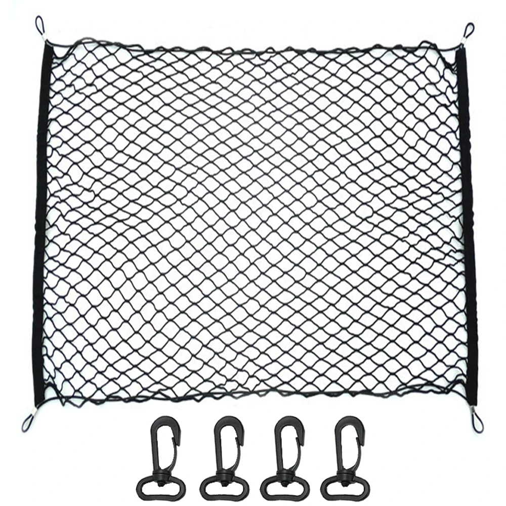Universal Car Trunk Net Elastic Luggage Net Cargo Organizer Storage Nylon Mesh Nets Stretchable