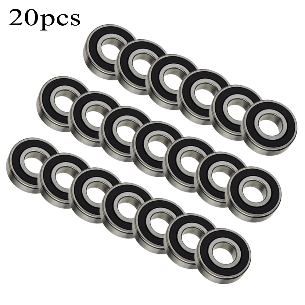 

Dual Sided Rubber Sealed Deep Groove 20pcs 6203-2RS Ball Bearing Double-sided Tool Part Kits