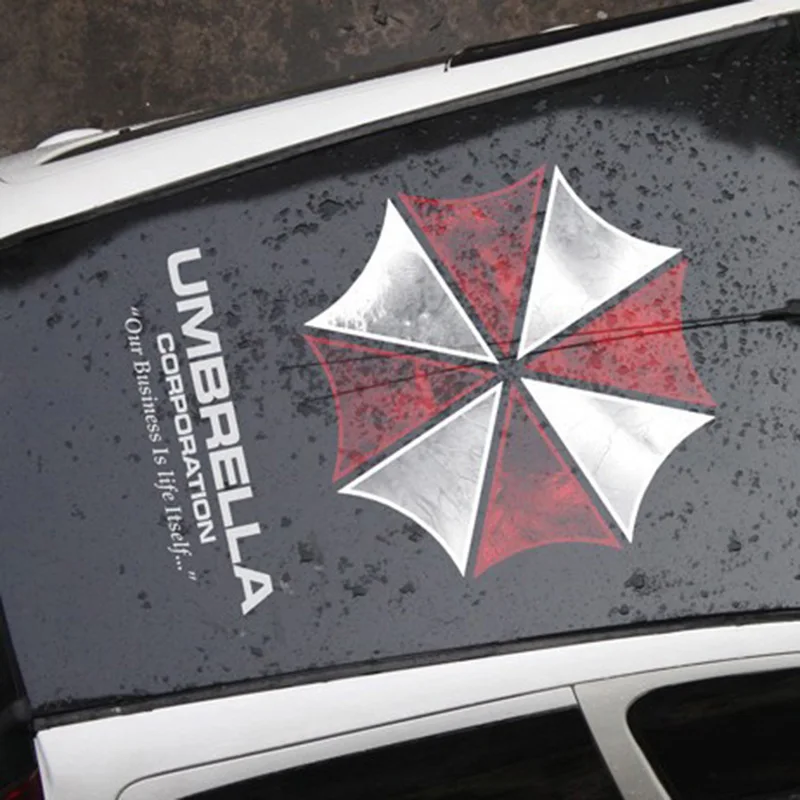 8 см 11 17 21 60 Umbrella Corporation автомобильный Стайлинг толстая ПВХ наклейка корпус крыши