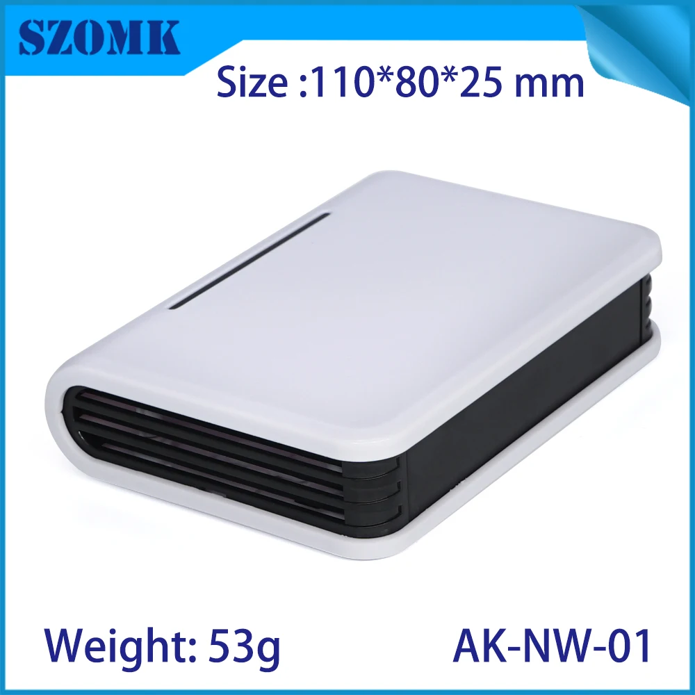 szomk plastic router distribution enclosure box project case for electronics enclosure control housing (11)