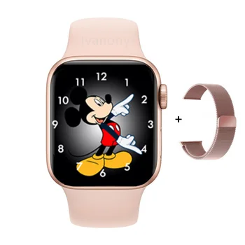 

Smart Watch T200+Strap/Set 40mm Smartwatch Heart Rate Monitor Blood Pressure Remote Camera Fitness Bracelet VS IWO 13 W75 V52 W5