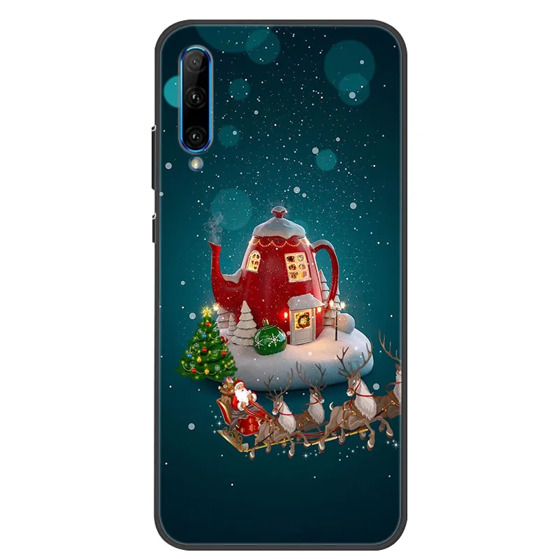 For Huawei Honor 30i LRA-LX1 Case Christmas GIFT NEW YEAR Soft Silicone Cover Fundas For Huawei Honor30i 6.3'' Phone Cases Para silicone case for huawei phone Cases For Huawei