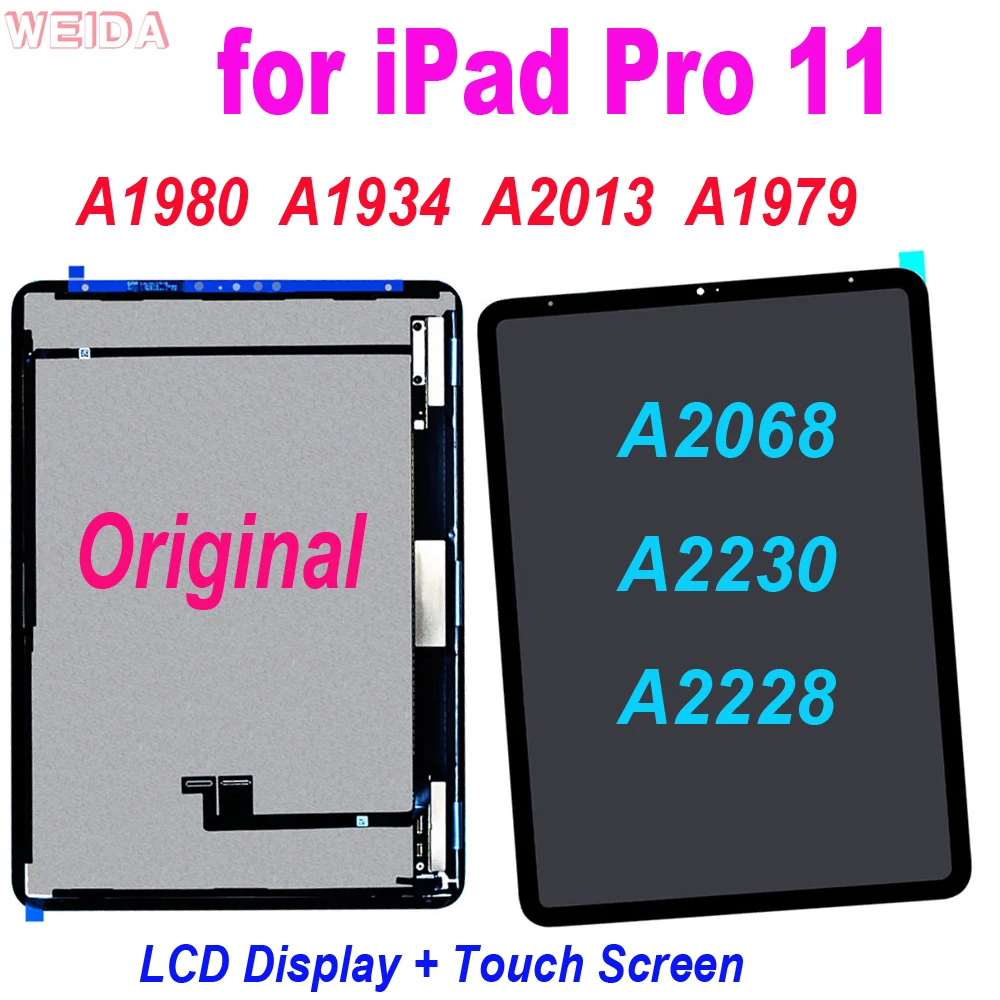 Оригинальный Для iPad Pro 11 A1980 A1934 A2013 A1979 ЖК-дисплей Дисплей кодирующий