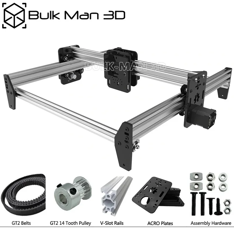

55-1515 Precision Belt Driven ACRO System Machine Mechanical Kit Laser Engraving Cutting Carving Machine Free Shipping
