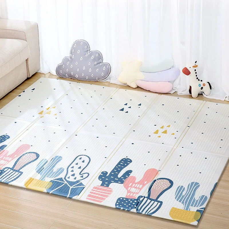 200x180 см детский игровой коврик-Пазл Коврик для ползания XPE складной детский игровой коврик Детская комната пол ковер толщина 1 см