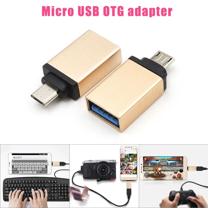 Micro USB к USB OTG адаптер Micro USB мужчина к USB женщина для смартфона сотовый телефон игры конвертер SD998