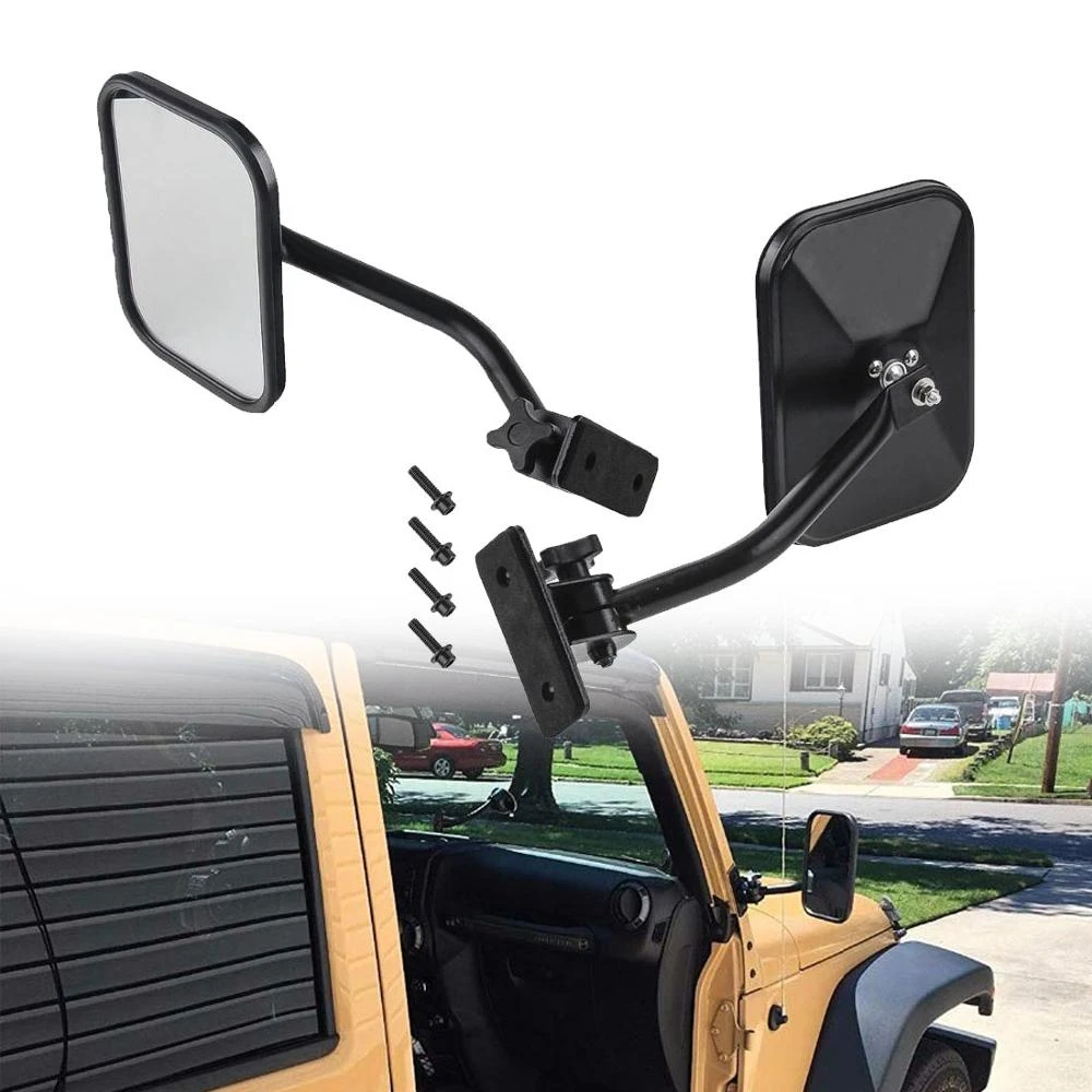 Introduce 44+ images jeep jk rear view mirror In.thptnganamst.edu.vn