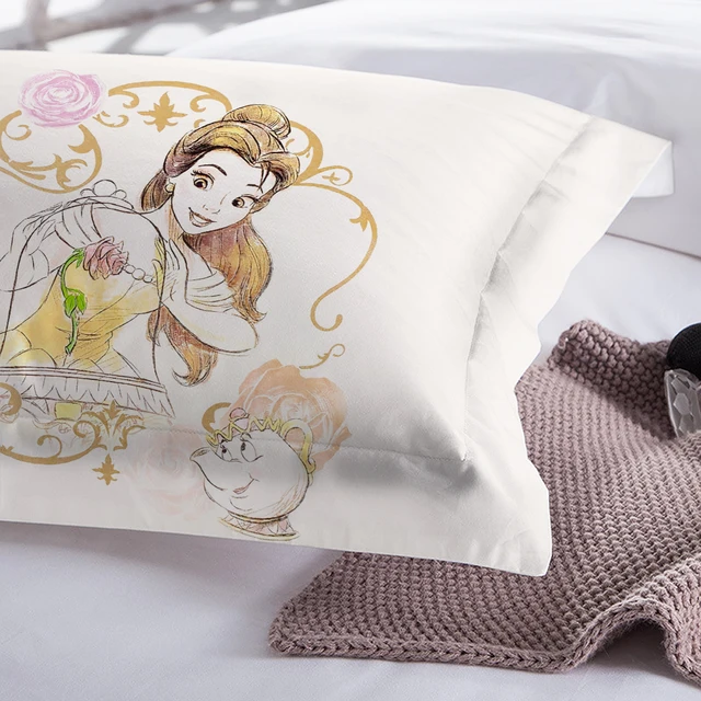 Beauty and the Beast Bedding set Disney Duvet Cover Pillowcases Kids